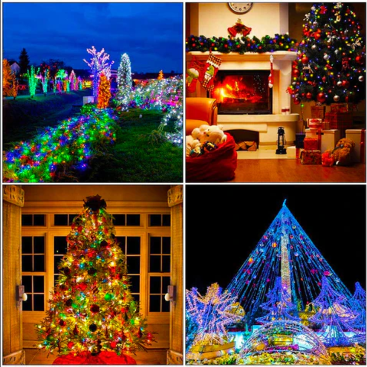 Luces multicolores - Energía solar