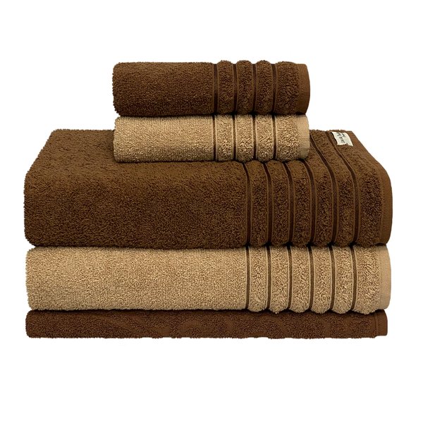 Jogo con 10 Toallas de Baño + 10 Toallas de Rostro de Regalo